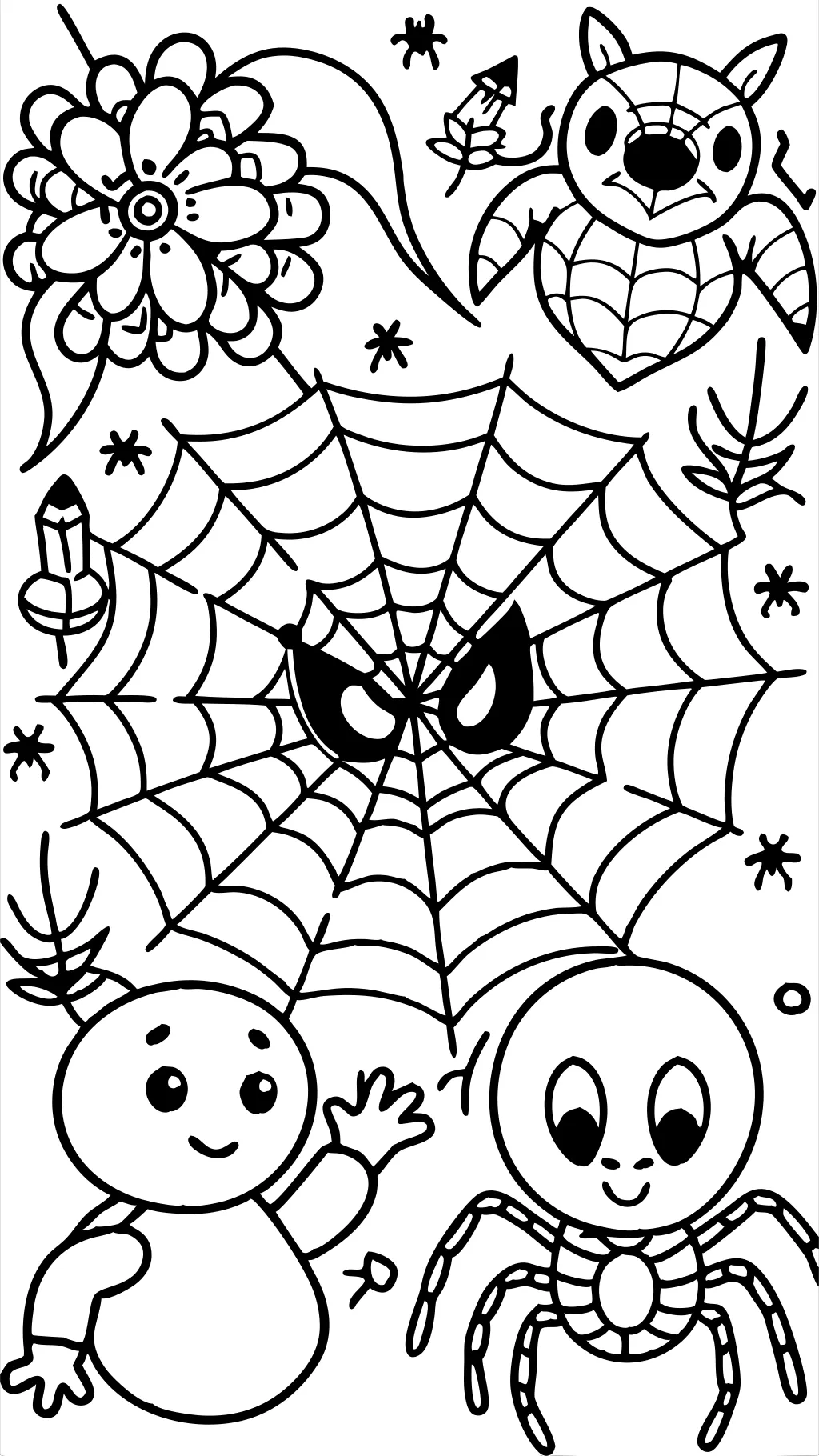 Páginas para colorear de Spidey and Friends